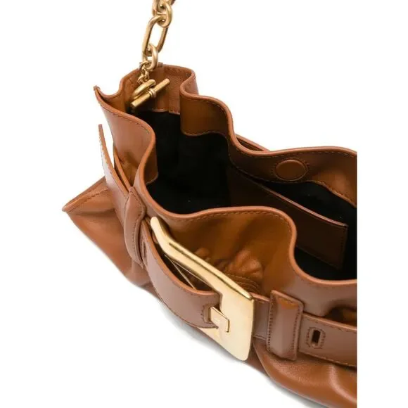 Balmain Women "Anthem Mini" Calfskin Bag - Picture 5 of 5